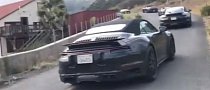 2020 Porsche 911 Turbo Spotted in Traffic, Has Larger Active Wing