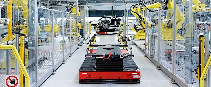 2020 Porsche Taycan ready for the assembly lines