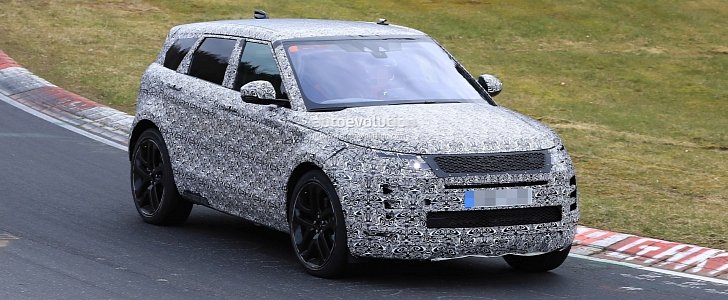 2020 Range Rover Evoque Spied on Nurburgring