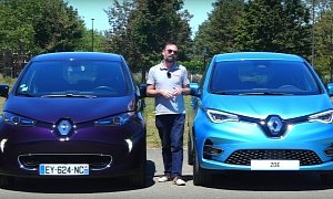 2020 Renault Zoe Gets Video Comparison With First Generation