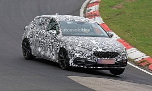 2020 SEAT Leon Drops Camo, Spied Testing Hard at the Nurburgring