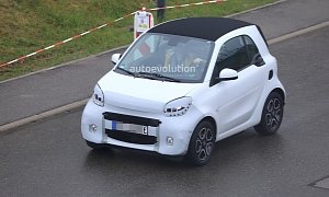 2020 smart EQ fortwo Spied Testing Facelift