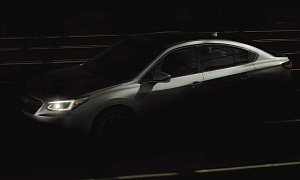2020 Subaru Legacy Exterior Design Teaser Reveals Front Quarter Windows
