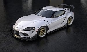 Widebody 2020 Toyota Supra Is Somehow Subtle, But Not The Wing