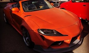 2020 Toyota Supra Convertible Is a Japanese BMW Z4, Has Folding Hardtop