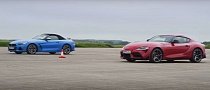 2020 Toyota Supra Drag Races BMW Z4, Decimation Follows
