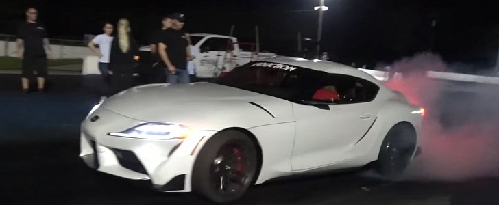 2020 Toyota Supra Drives from Dealership to 1/4 Mile Drag Strip, Does 12.5s