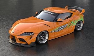 2020 Toyota Supra "Fast & Furious" Gets Widebody Kit, Paul Walker Tribute Livery