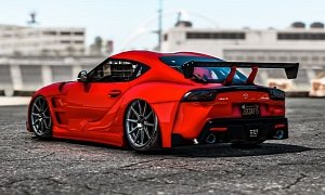 2020 Toyota Supra Gets Mazda RX-7 Makeover, Sticks Out Like a Sore Thumb