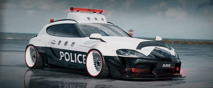 2020 Toyota Supra “Keisatsu Sha” police car by Sugar Chow