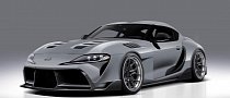 2020 Toyota Supra "Retro Racer" Is a Monster Widebody Conversion