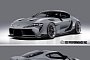 2020 Toyota Supra "Retro Racer" Is a Monster Widebody Conversion