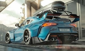 2020 Toyota Supra "Split Wing" Is a Tuner Family Car