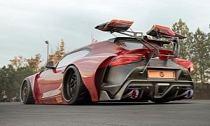 2020 Toyota Supra "Split Wing" Is a Widebody Fighter