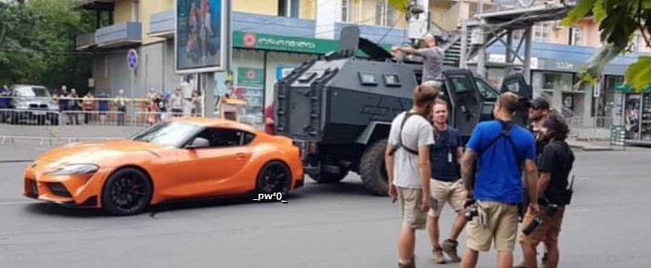 2020 Toyota Supra Spotted on Fast And Furious 9 Set