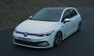 2020 Volkswagen Golf Already Lowered on Rotiform Wheels