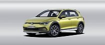 2020 Volkswagen Golf Cross, Sportsvan and 3-Door Rendered