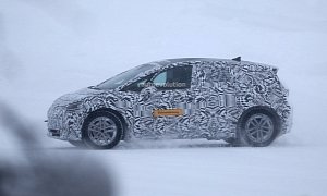 Volkswagen ID. EV Spied Testing Near the Arctic Circle