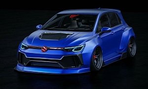 2020 VW Golf Widebody Looks Like the King of Hot Hatches