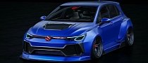 2020 VW Golf Widebody Looks Like the King of Hot Hatches