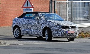 2020 VW T-Roc Convertible Spied Testing for the First Time