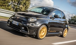 2021 Abarth 595 Scorpioneoro Is a Limited Affair Tiny Hot Hatch