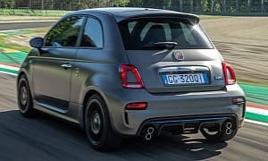 2021 Abarth F595 Brings Supercharged Formula 4 Engine, Vertically Stacked Pipes