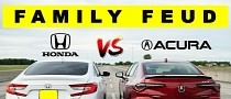 2021 Acura TLX A-Spec Drag Races Honda Accord 2.0T Sport, Gets Schooled