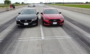 2021 Acura TLX A-Spec Drag Races Mazda6 Turbo, There Can Be Only One Winner
