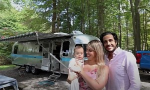 2021 Airstream Classic Is the Perfect Motorhome for This Couple and Their Baby