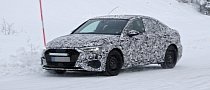 2021 Audi A3 Sedan Spied Winter Testing, Looks Like a Baby A6