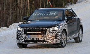 2021 Audi Q2 Facelift Spied for the First Time While Undergoing Winter Testing