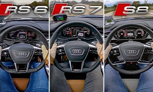 2021 Audi RS6 vs. RS7 vs. S8: Autobahn Acceleration Battle Has Surprising Result
