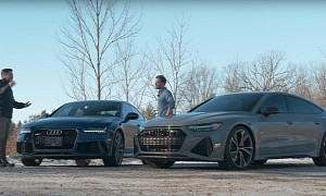 2021 Audi RS7 vs. 2016 Audi RS7 Poses Classic Question: Is Buying New Worth It?