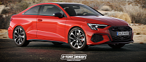 2021 Audi S3 Coupe Rendering Looks Like a Front-Wheel Drive Sports Car