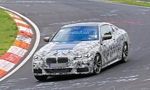 2021 BMW 4 Series Coupe Spied at the Nurburgring as M440i, Is a Baby 8 Series