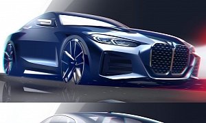2021 BMW 4 Series Official Sketches Explain Divisive Design Choice