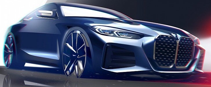2021 BMW 4 Series design sketch