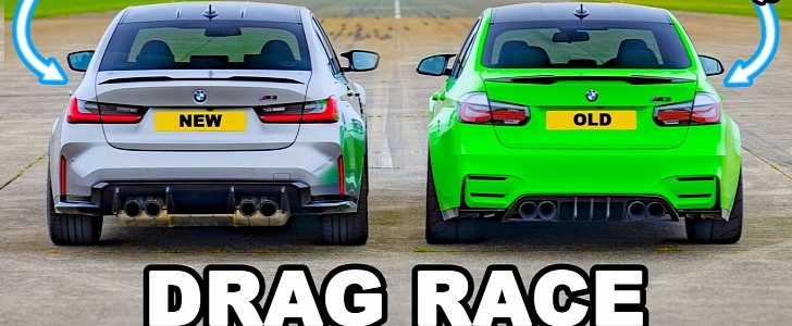2021 BMW M3 Drag Races Tuned Old M3 With 700 HP, Obliteration Follows