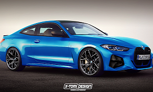 2021 BMW M4 CGI Looks Sharp in Blue, Could Pack Hybrid Technology