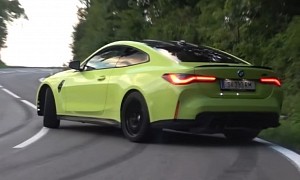 2021 BMW M4 Driver Couldn’t Care Less About Safety, Goes Drifting on Public Roads