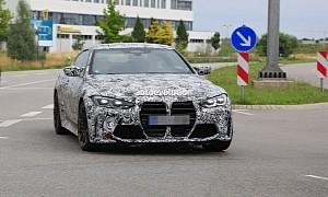 2021 BMW M4 Loses Camo, Shows Bumper Details for the First Time