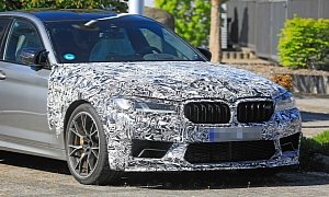 2021 BMW M5 CS Shows Big Aero in First Spyshots