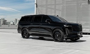 2021 Caddy Escalade ESV Shows How Old-School Murdered-Out Style Is Done Right
