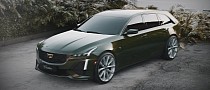 2021 Cadillac CT5 Luxury Wagon Looks Digitally Stylish in Yellowstone Specification