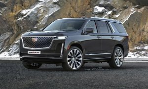 2021 Cadillac Escalade Accurately Rendered, Looks Grown-Up