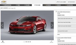 2021 Chevrolet Camaro Configurator Goes Live, Starting Price Is Unchanged
