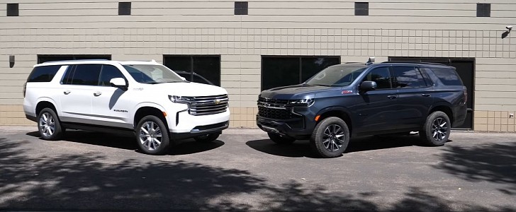 2021 Chevy Suburban vs. Chevy Tahoe Comparison: What's the Difference?