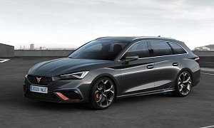 2021 Cupra Leon Hatchback and Wagon Rendered, Will Have 245 HP