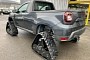 2021 Dacia Duster Pick-Up Looks Rad With Aftermarket Rubber Tracks